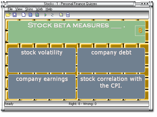 Click to view Personal Finance Quizzes 1.0 screenshot