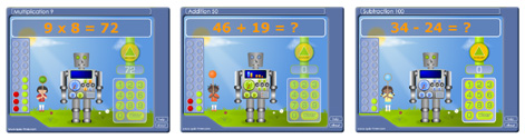 Math Games Screens